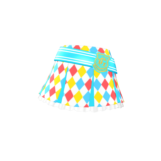 ダイヤチェックガールビビッドスカート