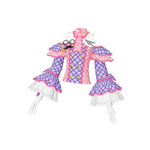 ミステリーチェックピンキートップス