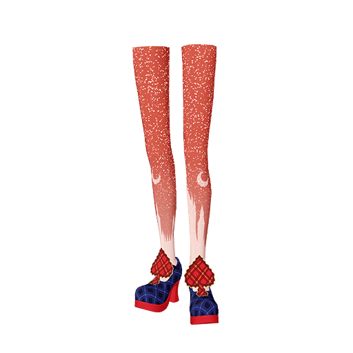 スペードチェックレッドシューズ