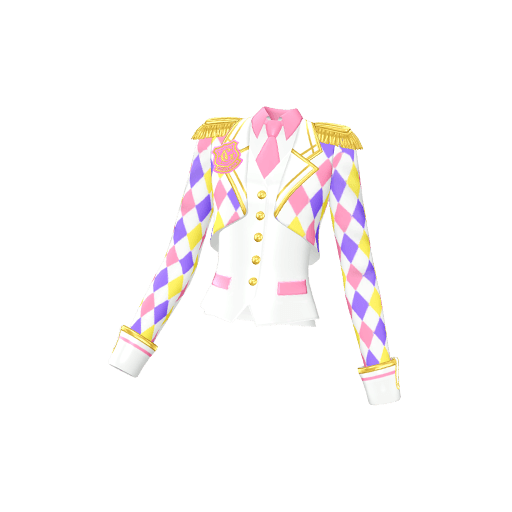 ダイヤチェックガールスウィートトップス