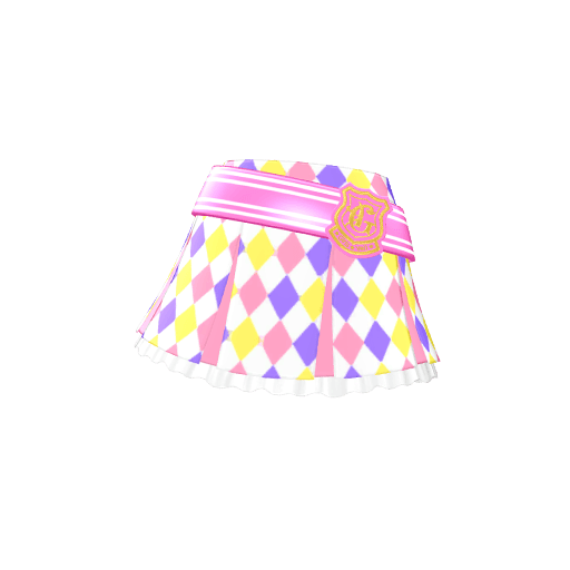 ダイヤチェックガールスウィートスカート