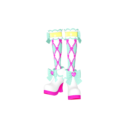 アーガイルハートシューズ