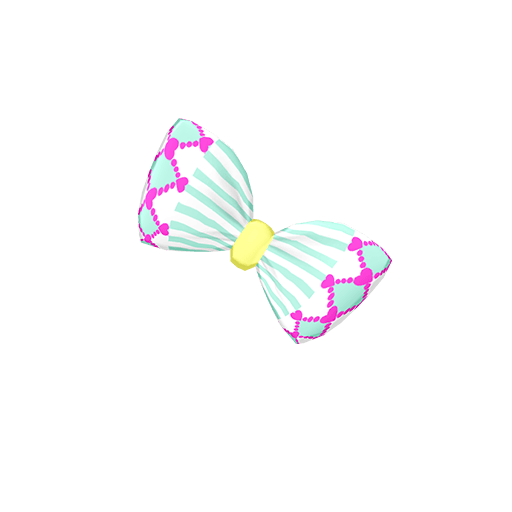 アーガイルハートヘアアクセ