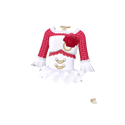 エレガントパーティーレッドトップス