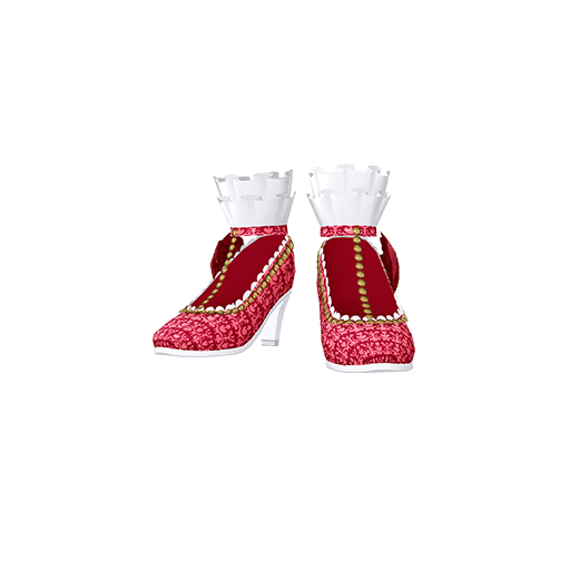 エレガントパーティーレッドシューズ