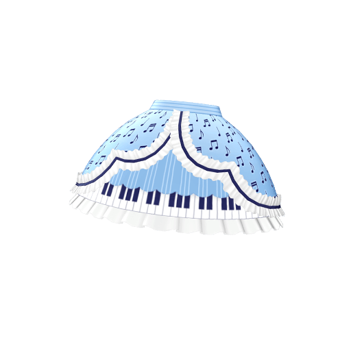 メロディーブルースカート