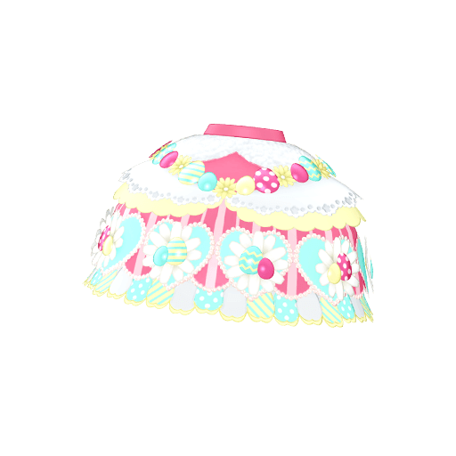 フラワーイースターピンクスカート