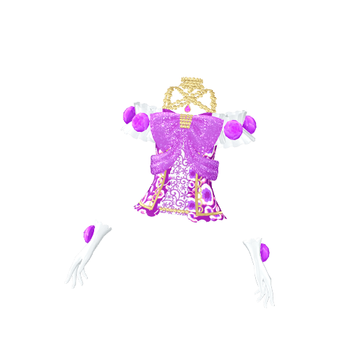 パープルフルールトップス