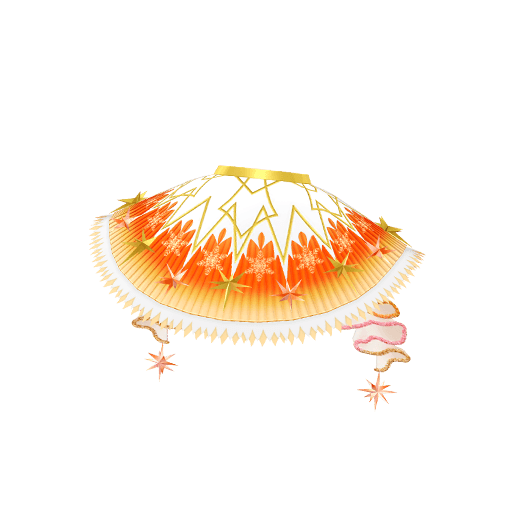 ファンタジースノーオレンジスカート