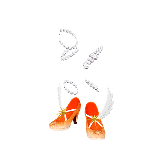 ファンタジースノーオレンジシューズ