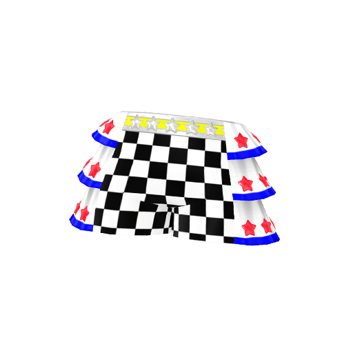 サーキットチェッカーホワイトパンツ