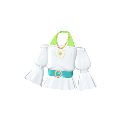 マーガレットオフショルトップス