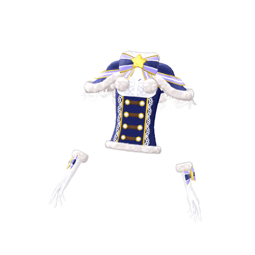 クリスマスサンタネイビートップス