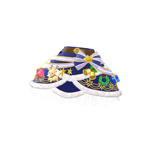 クリスマスサンタネイビースカート