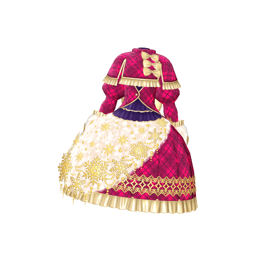 スノーファーピンクロゼワンピ