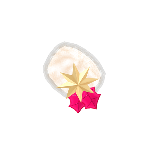 スノーファーピンクロゼヘアアクセ