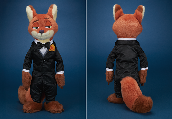 ディズニーキャラクター「ズートピア2 」プレミアムぬいぐるみ ニック・ワイルド ムービーエディション