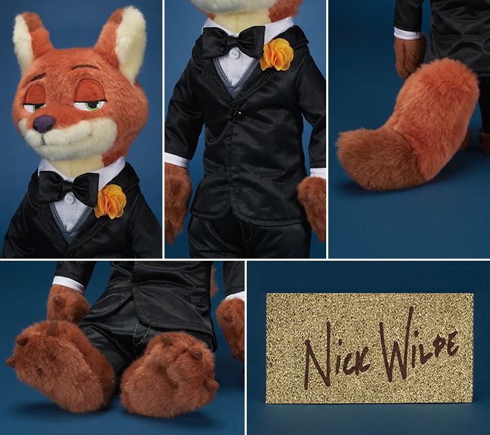 ディズニーキャラクター「ズートピア2 」プレミアムぬいぐるみ ニック・ワイルド ムービーエディション