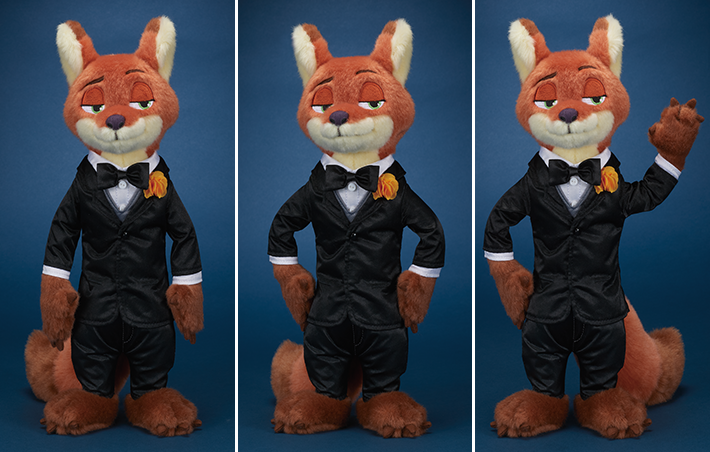 ディズニーキャラクター「ズートピア2 」プレミアムぬいぐるみ ニック・ワイルド ムービーエディション