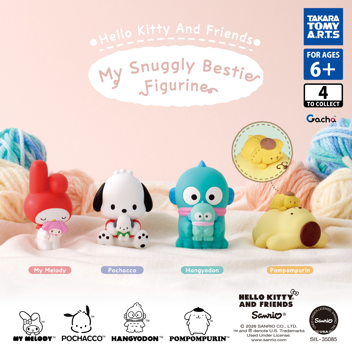 Sanrio Characters With A Plush Figure
