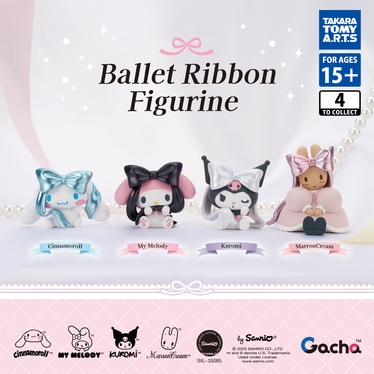 Sanrio Characters Ballet Ribbon Figure