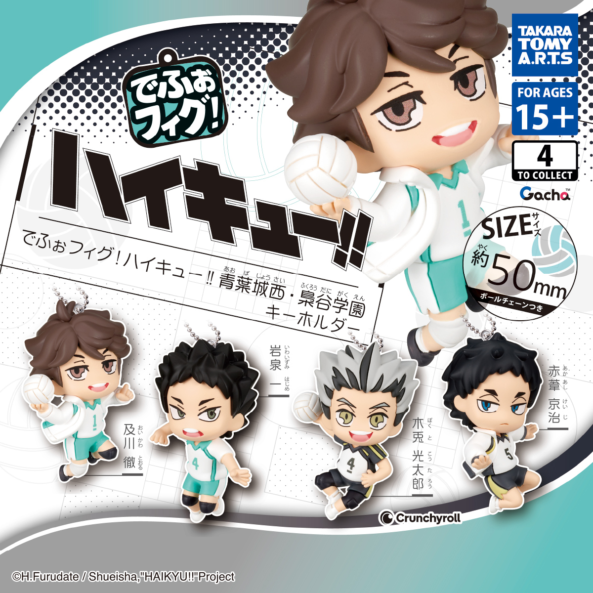 Defo Fig! Haikyu!! Aoba Josai and Fukurodani Academy Dangler