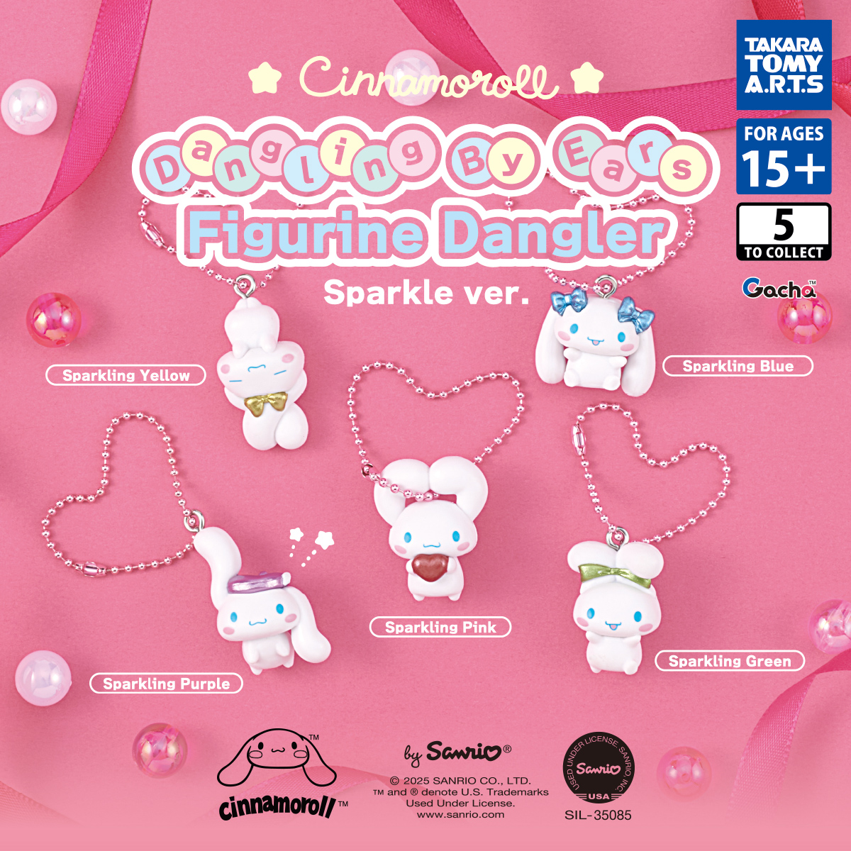 Cinnamoroll Dangling By Ears Mascot Sparkle ver.