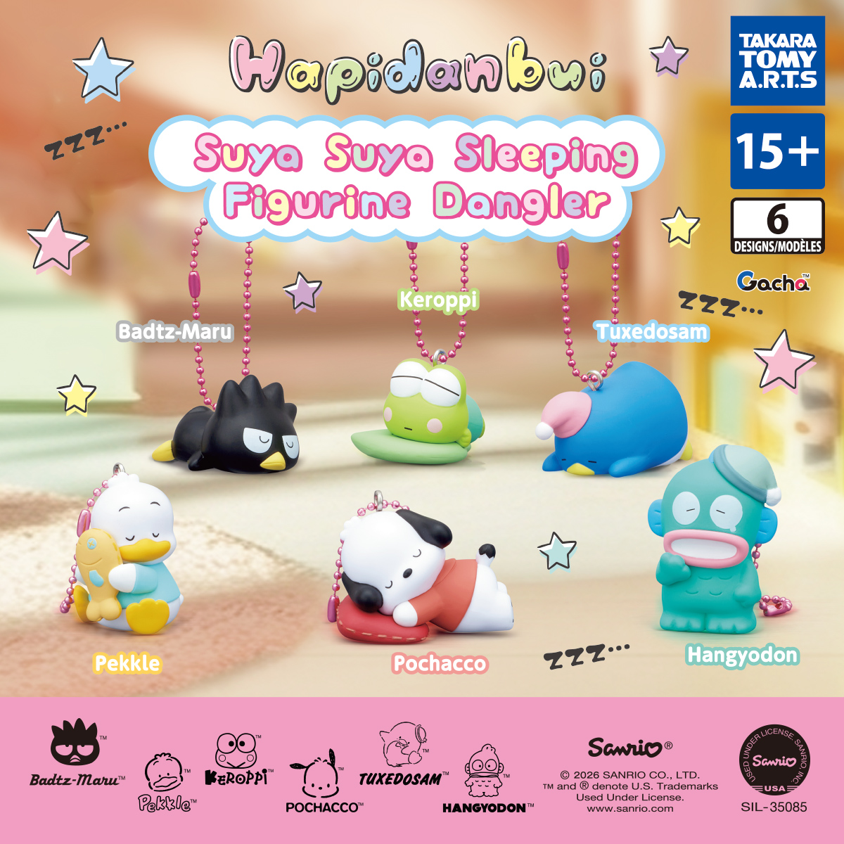 Hapidanbui Sleeping Figure Charm