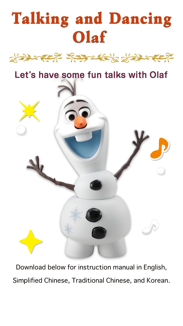 Talking and Dancing Olaf