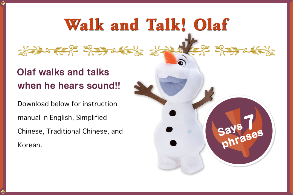 Walk and Talk! Olaf