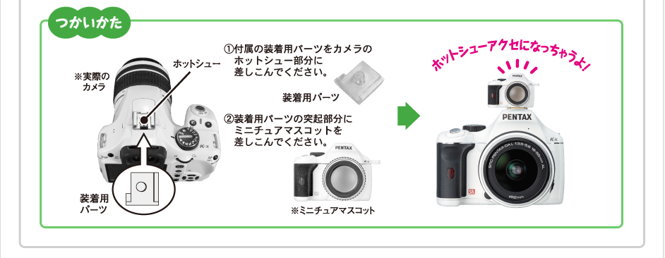 Pentax K X ミニチュアマスコット スペシャルサイト タカラトミーアーツ