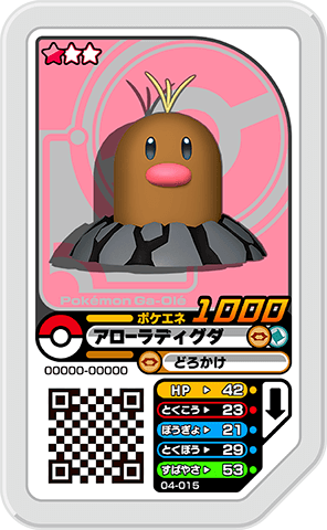 アローラディグダ