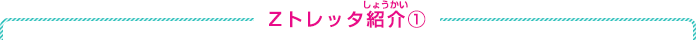 Zトレッタ紹介①