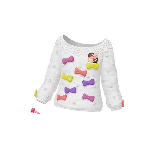 パステルリボンニット