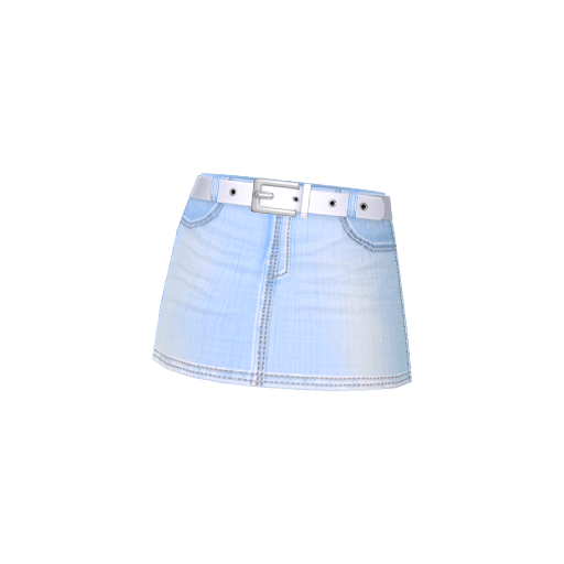 シンプルデニムミニスカ