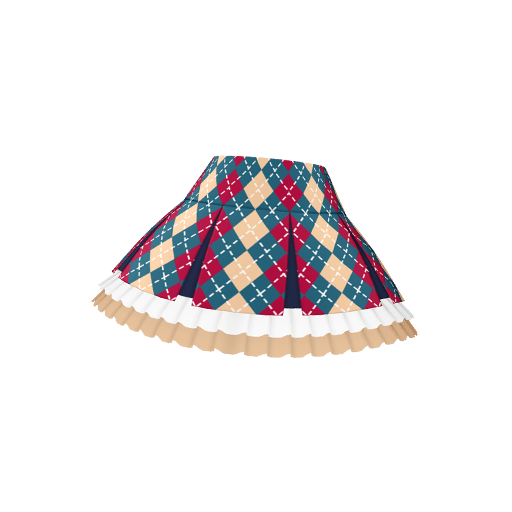 アーガイルビリジアンスカート