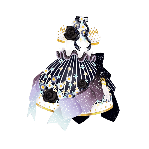 プリンセスブーケブラックドレス