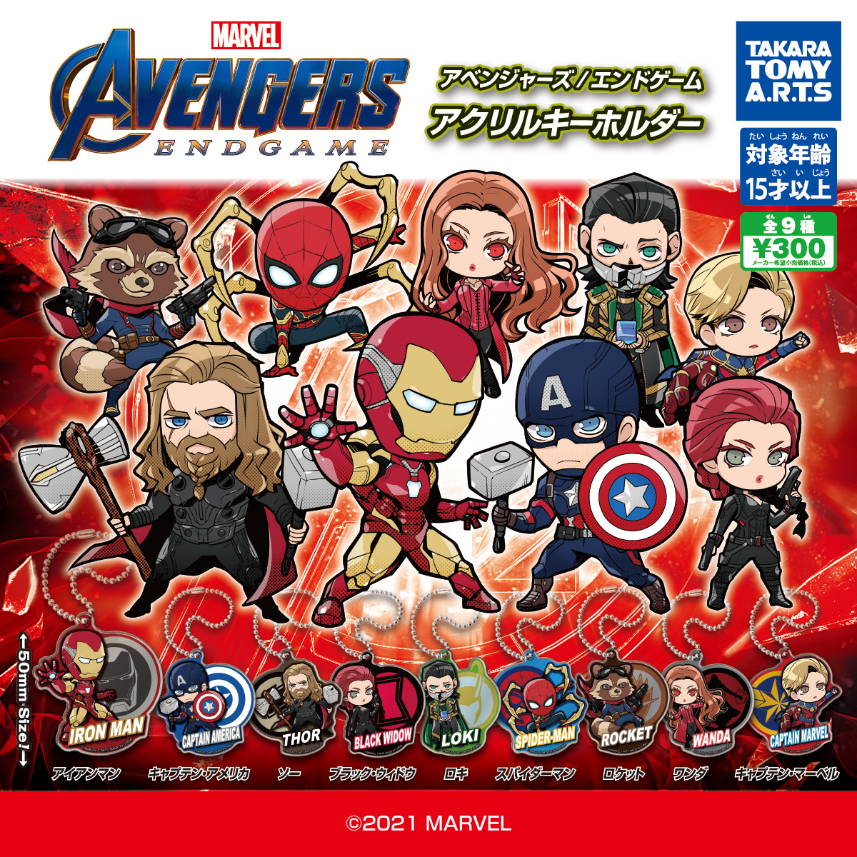 超ポイント祭?期間限定】 ちまっ キャラ MARVEL 5体セット