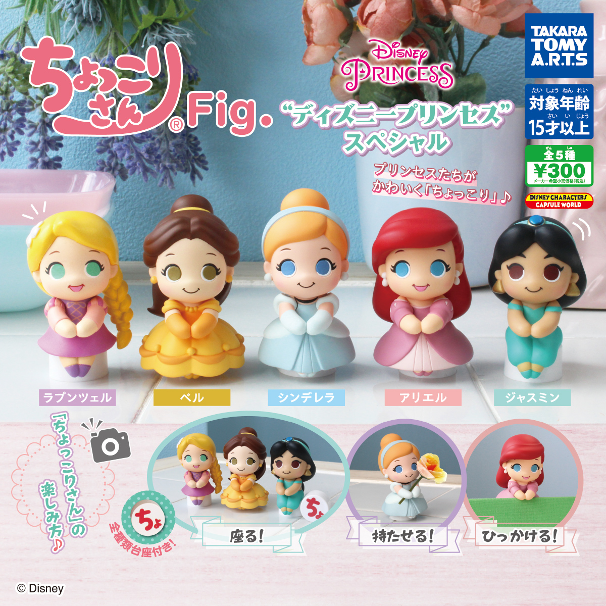 ちょっこりさんFig. ディズニープリンセス スペシャル｜商品情報 ...