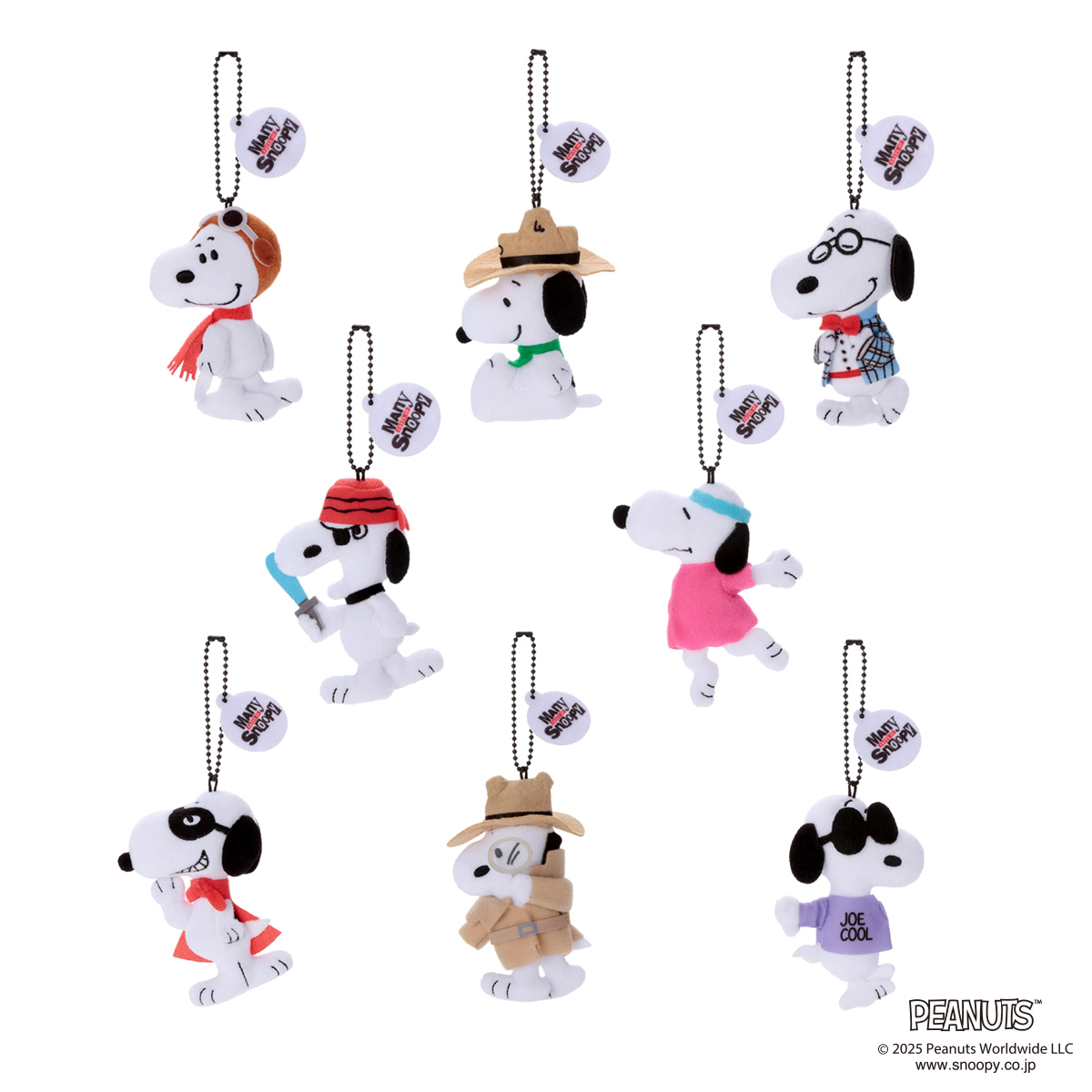 ☆【10個セット】スヌーピー  プラスチック ミニマスコット☆ ☆【10個セット】スヌーピー プラスチック ミニマスコット☆