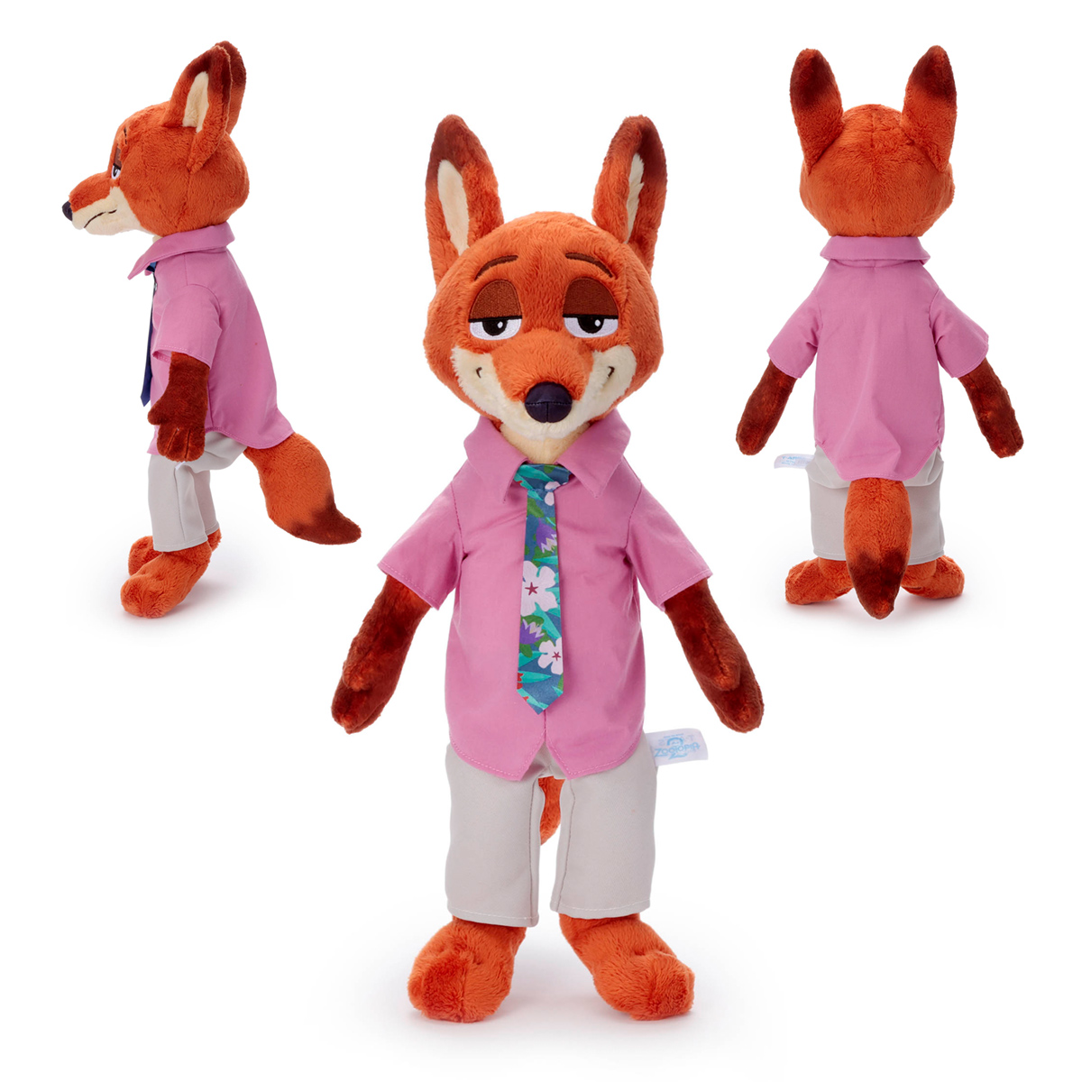 【やつがれ。 】MONISO ズートピア ぬいぐるみ ニック 2つ ディズニーキャラクター/ズートピア2/ぬいぐるみM/ニック・ワイルド