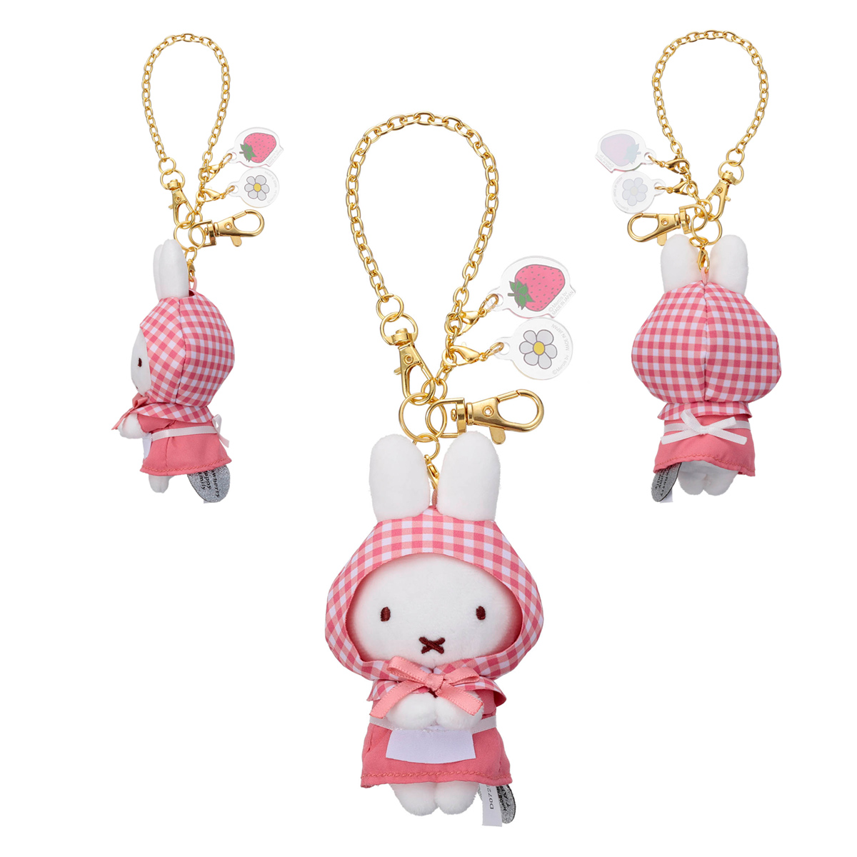 ブルーナちょっこりサンキューマスコット／ミッフィー（イチゴ