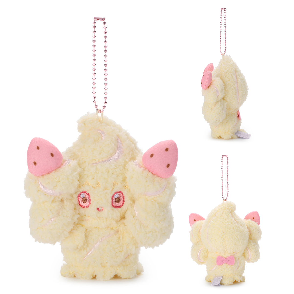 ポケモン マホイップ ぬいぐるみ マスコット セット ポケピース／ぬいぐるみ／ ボールチェーンマスコット／マホイップ