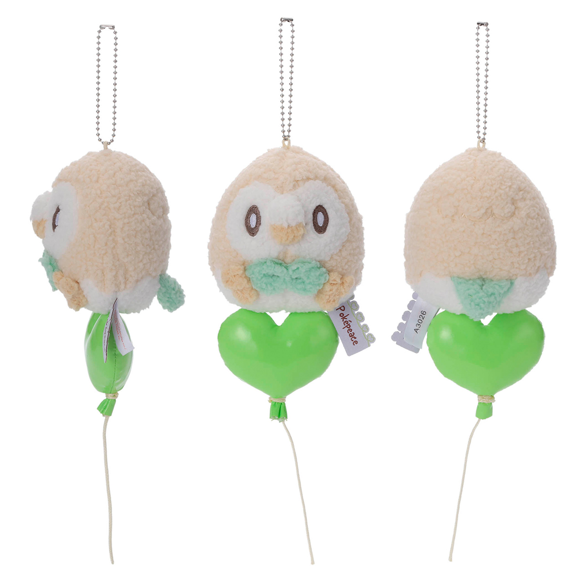 ポケピース／ ぬいぐるみマスコット（Mellow Heart）／モクロー｜商品