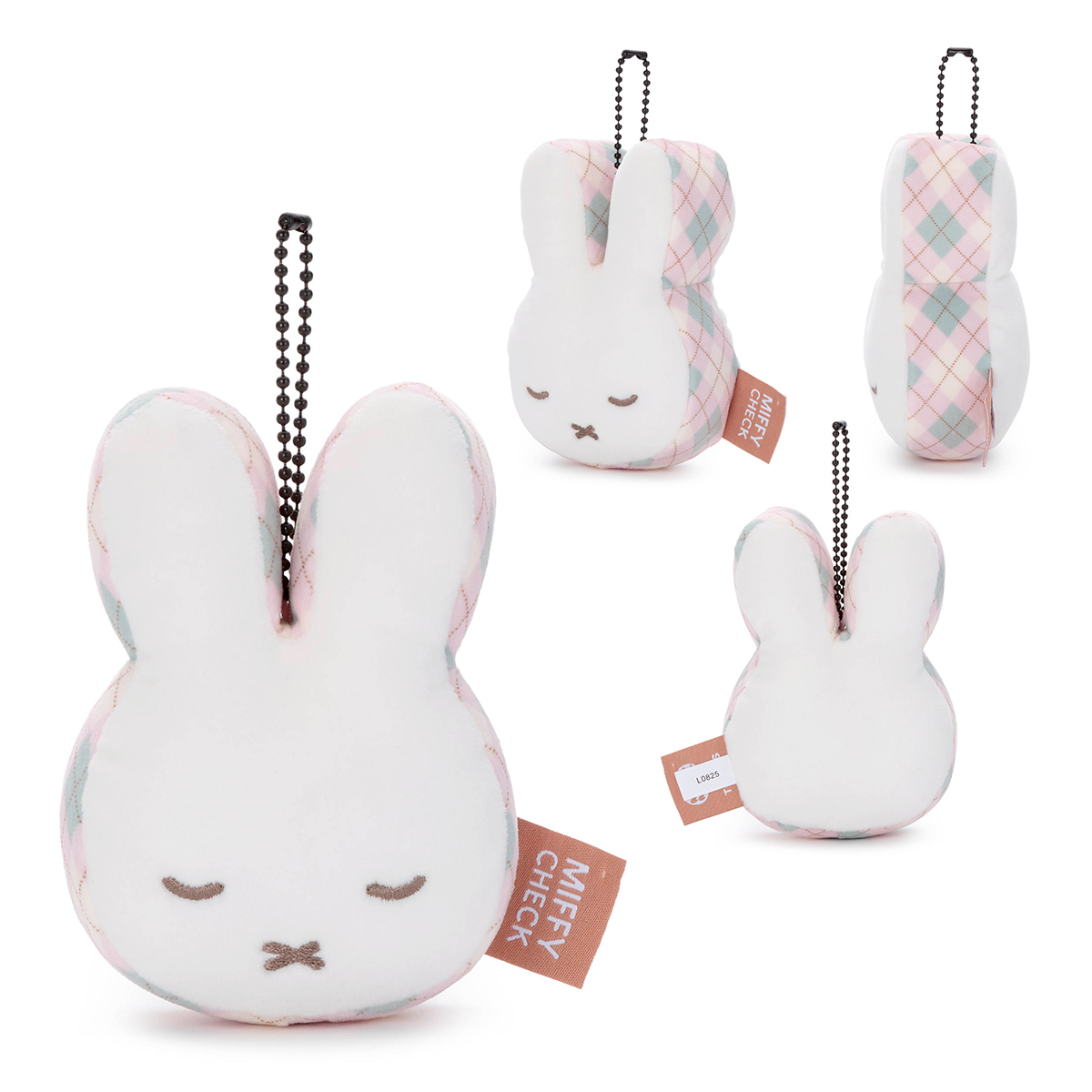 みっひぃ ブルーナ MIFFY CHECK／ Mocchi-Mocchi-Style/ボールチェーン