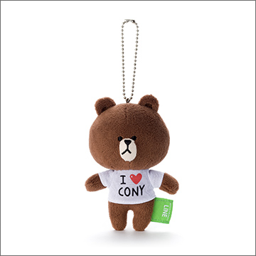 LINE CHARACTER ブラウン（ボールチェーン付） BR-3｜商品