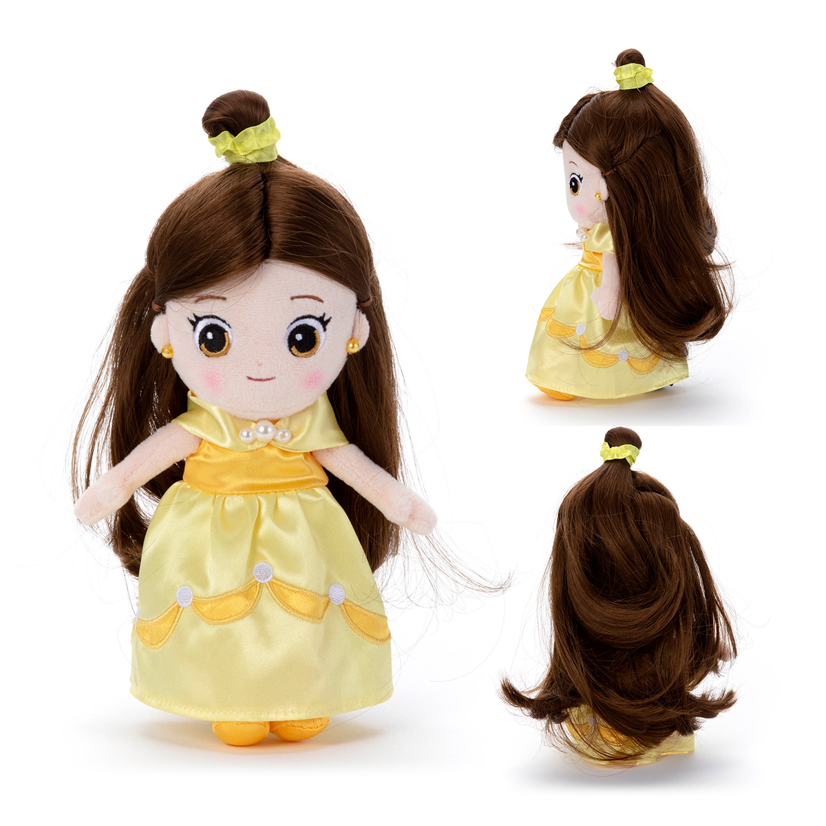 ディズニーキャラクター マイフレンドプリンセス ヘアメイクプラッシュドール 美女と野獣 ベル 商品情報 タカラトミーアーツ