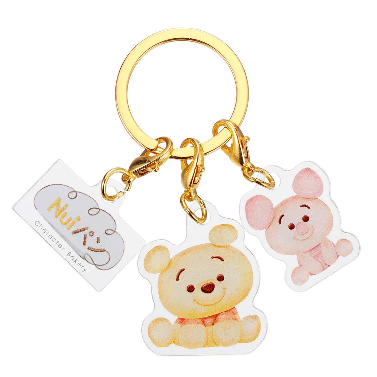 ディズニーキャラクター／Nuiパン／3連アクリルキーホルダー