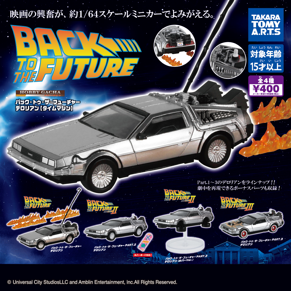 バックトゥザフューチャー　Back to the Future デロリアン