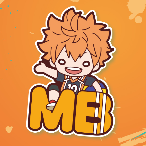 Nitotan Haikyu!! Karasuno Positions Rubber Mejirushi Gacha Mascot